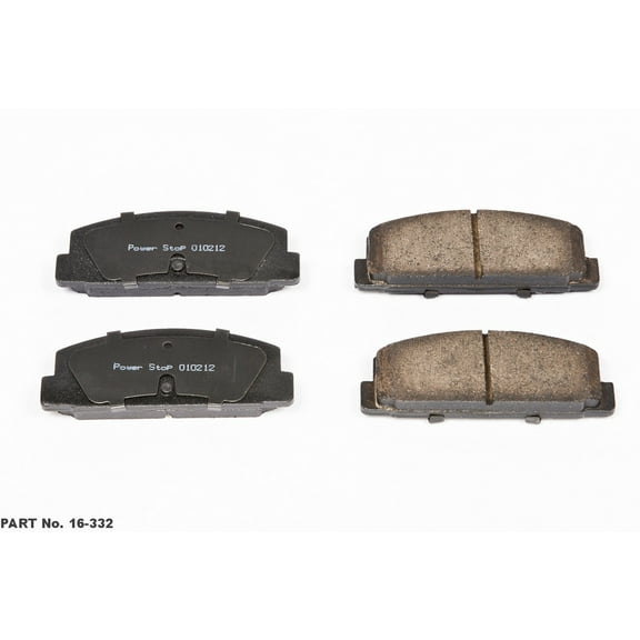 Power Stop 16-332 Z16 Evolution Rear Ceramic Brake Pads Fits select: 2003-2005 MAZDA 6, 1986-1991 MAZDA RX7