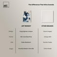 thumbnail image 6 of Windswept Blue II Canvas Blue Abstract Art by Art Remedy, Gallery Wrapped, 30" x 45", 6 of 7