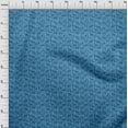 thumbnail image 4 of oneOone Tissu en Viscose Chiffon Bleu Imprimé Matériel de Robe Tissu Imprimé Tissu au Mètre 42 Pouces de Large, 4 of 4