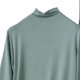 thumbnail image 5 of TaTaai Womens high neck pajama set, 3/4 sleeves, solid color modal, casual trendy, breathable skin-friendly, comfortable fit, great for spring & autumn bedtime & relaxation Gift, 5 of 5