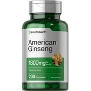 American Ginseng | 1800 mg | 200 Capsules | by Horbaach