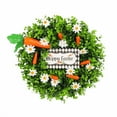 thumbnail image 2 of Happy Easter Decorative Wreath, Window Ornaments Outdoor Spring Wreath, Porch Decorations Artificial Wreath, Decor for Front Door Farmhouse Wreaths, 2 of 9