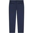 thumbnail image 2 of Buyless Fashion Boys Regular Fit Formal Flat Front Poly Viscose Classic Long Pants - 20S1824-NVY-4, 2 of 7
