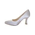 thumbnail image 3 of ZAPATILLA DE VESTIR LEON MUJER BLANCO SATIN 4908 LEON  4908p, 3 of 4