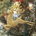 thumbnail image 5 of Christmas Decorations, Reindeer Hanging Ornament For Christmas Tree, Holiday Party, Home Fireplace Mantel, Window, Doorway And Indoor Outdoor Christmas Festival Decoration Gift, 5 of 6