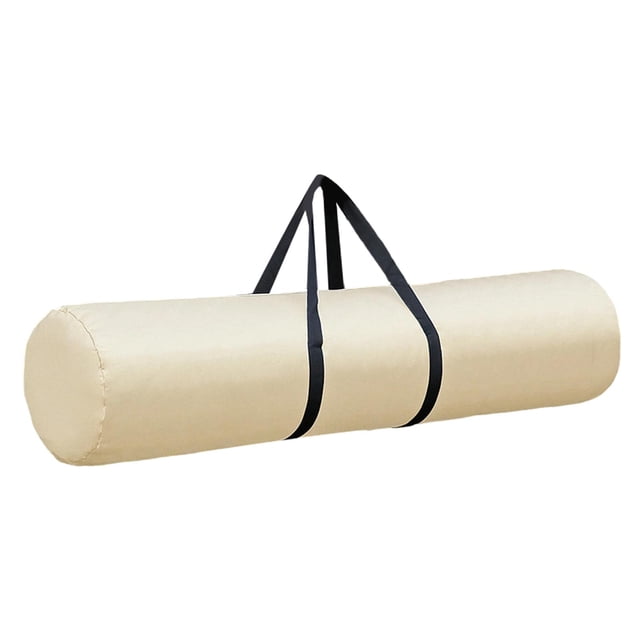 guohui Sac de Mât Pliable pour Tente Grande Capacité Étui de Rangement pour Sac de Sport Randonnée Randonnée Auvent 29cm beige