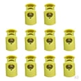 thumbnail image 1 of 20x Cerraduras de para Cordones, Orificios de Plástico Individuales Extremos Barril Tope de Palanca Deslizadores, 1 of 7