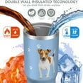 thumbnail image 4 of 1pc Dog 30oz Tumbler with Straw & Handle - Insulated Stainless Steel Cup | Holiday Gift for Man Women (Christmas, Valentine's, Birthday), 4 of 7