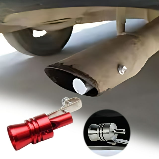 Kieccall Vehicle Modified Turbo Whistle Exhaust Pipe Simulator, Realistic Sound Effect Accessory for Custom Automotive and Motorcycle Tailpipe