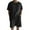 Black, variant on Aofany Men Short Sets Outfits Big And Tall Men's 2 Piece Outfits Solid Tee Shirt And Shorts Set Sports Tracksuits Mens Summer Outfits 2 Piece Pants
