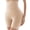 Beige, variant on Womens Underwear Comfortable Full Coverage High Waisted Shorts: Nylon Compression Shorts for Workout & Daily Wear Butt Lifting Body Shaper Breathable Panties
