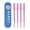 pink, variant on Nose Hair Trimmer Scissors Double Headed Stainless Steel Round Tip for Men Women Ear Pick Portable Travel