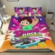 thumbnail image 1 of El Show de Guava Juice Conjunto de sábanas temático, trío de piezas, cómodo y amigable con la piel, diseño único, regalo de decoración para el hogar para familiares, amigos y fans,135cm *200cm, 1 of 6