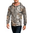 thumbnail image 3 of Havenx Men's Camo Hoodies Sweatshirt Long Sleeve Camouflage Print Hoodies with Pockets Drawstring Hooded Sweatshirt Athletic Workout Fall Winter Fishing Hunting Casual Pullover,Earthy Yellow M, 3 of 7
