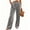 Gray, variant on Noric Women Velvet Straight Leg Pants High Waisted Casual with Drawstring Pockets Loose Fit Long Pants