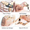 thumbnail image 2 of Dog mask, basket mask protects against chewing and biting, adjustable lightweight and durable cage mask, comGift compatibletable and user-friendly dog mask, 2 of 5