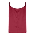 thumbnail image 7 of vigerkar Women's Silk Satin Tank Tops Scoop Neck Spaghetti Strap Sleeveless Camisole Summer Elegant Trendy Dressy Blouse (Wine, XXL), 7 of 7