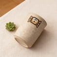 thumbnail image 3 of Window-Style Ceramic Mug, Small Coffee Tea Cup, Compact Space-Saving Drinkware, Resilient Glazed Ceramic, 1 Mug, 3 of 6