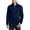 True Navy, variant on Mens Microfleece 1 2 Zip Pullover Polyester Midweight Long Sleeve