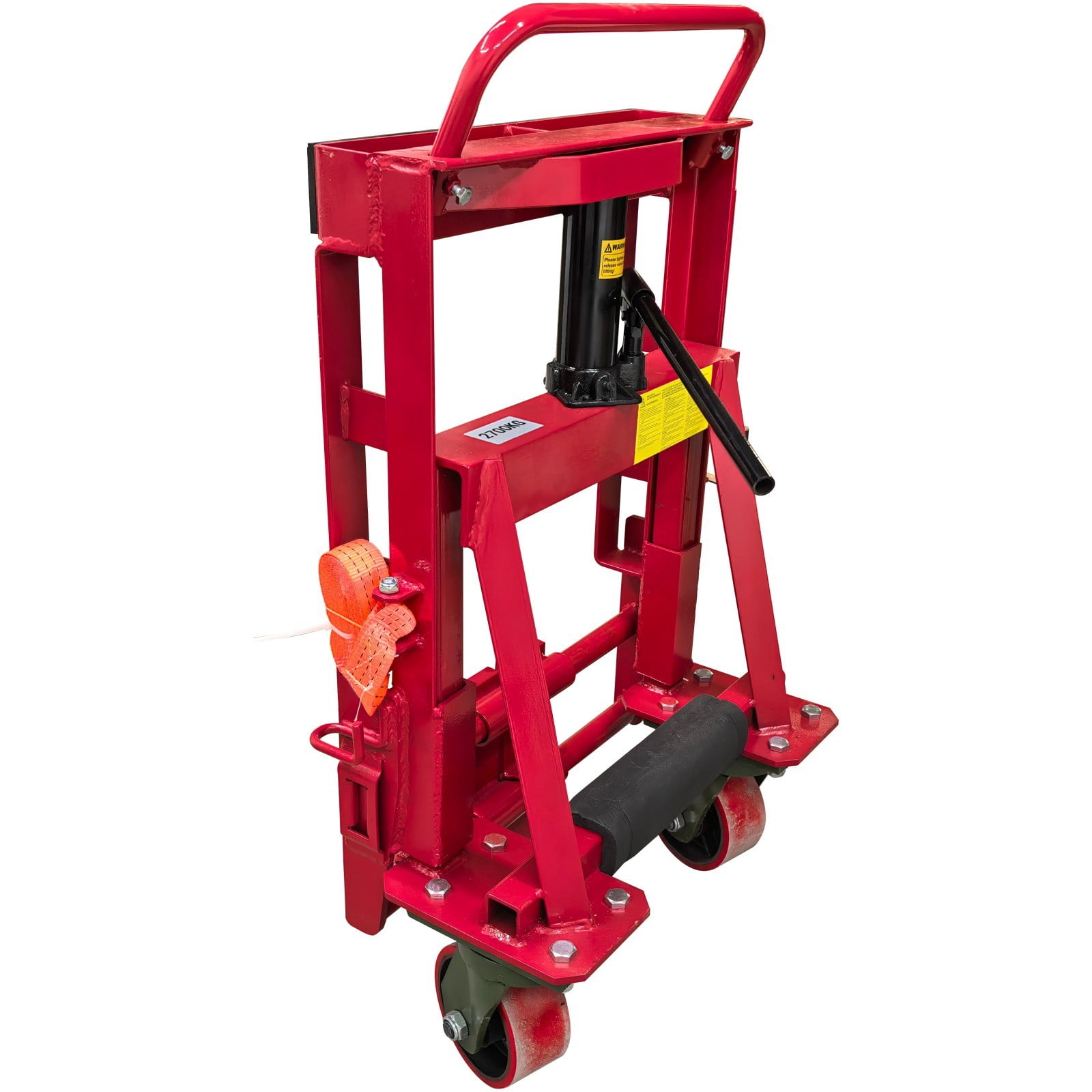 Hydraulic Machinery Mover Heavy Duty Furniture Equip Transport Dolly Dual Unit Set 2.7 Ton