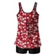 thumbnail image 2 of Traje de baño de dos piezas para mujer, trajes de baño para mujer, traje de baño de dos piezas de moda con estampado y cintura alta para mujer, 2 of 2