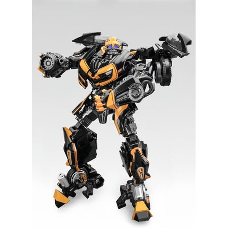 11 Inch Large Leader-Size Bug Shaped Convertible Robot, Movie Style Premium Collectible Action Figure