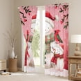 thumbnail image 3 of Manfei Cartoon Christmas Snowman Curtains Pack of 2 (42x84 Each),Kawaii Cardinal Bird Curtains Blackout,Merry Xmas Bedroom Curtains For Girl Kids,Breathable Home Decor, 3 of 6