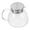 White, variant on A Heat-Resistant Glass Household Teapot Clearance! Handheld Tea Kettle Infuser Large Tea Pot Strainer for Home And