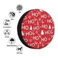 thumbnail image 5 of Spare Tire Cover, Christmas Hohoho Wheel Cover Tire Covers for Trailers Car Truck Camper Universal Tire Covering Fits Diameter 17 inch, 5 of 7