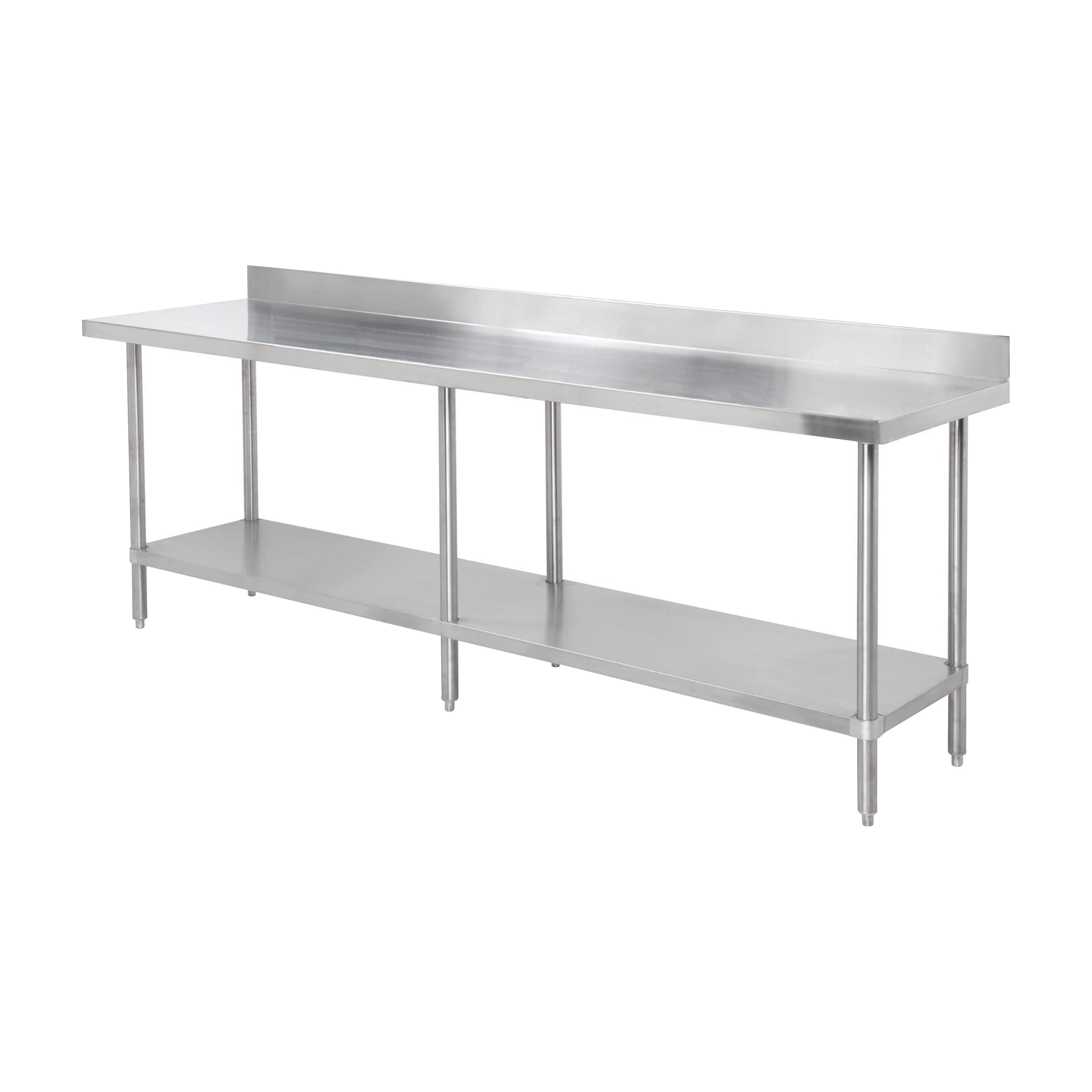 Flat Top Stainless Steel Work Table 24"x84" NSF 