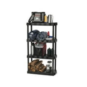 Hyper Tough Black Plastic 4-Tier 56.2