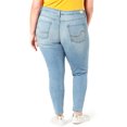 thumbnail image 5 of Levi Strauss Signature Women's and Women's Plus Mid Rise Skinny Jeans, Sizes 2-28, 5 of 5