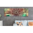 thumbnail image 3 of Tiptophomedecor Stretched Canvas Zen Art - Colourful Mandala - Stretched & Framed Ready To Hang Art, 3 of 3