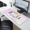 thumbnail image 2 of Long Mouse Pads for Desk,Rainbow Unicorn Pattern Desk Mats on Top Of Desks, Desk Mouse Pad Extra Large with 3mm Non-Slip Base and Stitched Edge for Gaming,Office,Work,Home 31.5"x11.8", 2 of 6