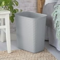 thumbnail image 3 of Sterilite 22L Weave Wastebasket- Grey, 3 of 7