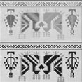 thumbnail image 1 of Ahgly Company Machine Washable Indoor Square Transitional Gray Area Rugs, 5' Square, 1 of 7