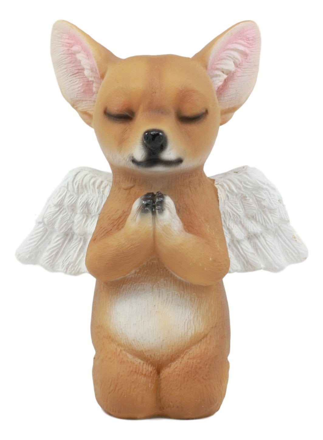 CHIHUAHUA Leave Paw Prints DOG in Angel Wings Figurine NEW
