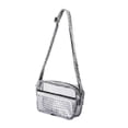thumbnail image 4 of Bolso transparente para eventos en estadios, bolso cruzado práctico y versátil con bolsillo frontal, cruzado de PVC, transparente para eventos. S, 4 of 8