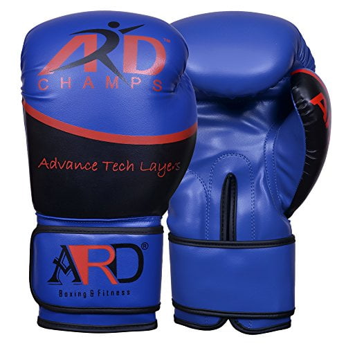 ARD® Art Leather Boxing Gloves Fight Punching Bag MMA Muay Thai Kickboxing