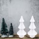 thumbnail image 4 of FELTECHELECTR 4 piezas de árbol de Navidad blanco para niños, material de manualidades, adorno navideño, accesorios decorativos., 4 of 6
