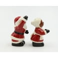 thumbnail image 4 of Ceramic African American Santa Couple Salt and Pepper Shakers Gift, 4 of 5