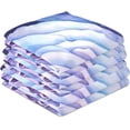 thumbnail image 4 of SKYSONIC Watercolor Rose Blue Kitchen Towels, 18 x 28 Inch Super Soft and Absorbent Dish Cloths for Washing Dishes, 4 PCS Reusable Multi-Purpose Microfiber Hand Towels for Kitchen, 4 of 7
