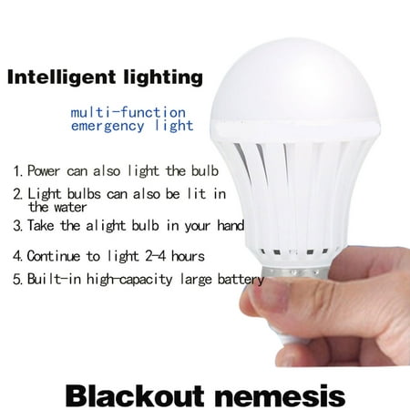 

E27 LED Lamps 5W 7W 9W 12W 15W Emergency Light Bulb Rechargeable Lamp 220V Light