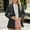 Dark Gray, variant on DAFPZW 2025 Blazers for Women Business Casual Long Sleeve Lapel Open Front Suit Jacket Work Blazer with Pockets