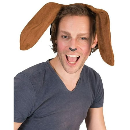 Animal Dog Long Brown Ears Headband Adult Child Puppy Pooch Costume