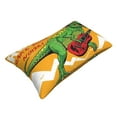 thumbnail image 3 of Kll Cool Dinosaur Playing Guitar Pillow Covers Envelope Closure,Super Soft And Cozy Fuzzy Fleece Pillow Case Cover 14"X20", 3 of 9