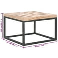 thumbnail image 2 of vidaXL Coffee Table End Table Living Room Sofa Table Solid Wood Paulownia, 2 of 4