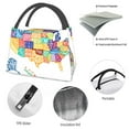 thumbnail image 4 of Gaeub USA MAP Collapsible Cooler Bag Insulated,Leakproof Food Bag for Hot or Cold Food Delivery,Travel Insulated Bag, or Beach Cooler Bags, 4 of 6