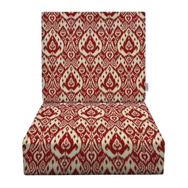 RSH Décor Indoor Outdoor Foam Back Deep Seating Chair Cushion Set, 24