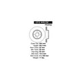 thumbnail image 2 of Disc Brake Rotor Fits select: 2001-2003 TOYOTA PRIUS, 2 of 2